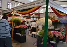 The booth of Ethiopian Horticulture Producer exporters Association.