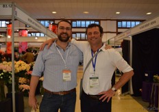 Jasper Van Dijk of HPP Exhibitions and Arnoud Bolten of Georges Delbard.