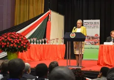 Margaret Keyatta, the first lady of the Republic of Kenya.