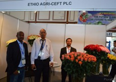 Yared Talegeta, Esayas Kebede and Magi Lakew of Ethio Agri-Ceft.