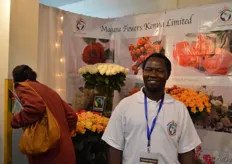 Alex Kutai of Mgana Flowers Kenya Limited.