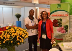 Michael Obwacha and Lydia Mutahi of Flora Bene.