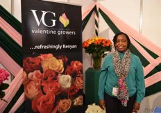 Mary N Mwangi of Valentine Growers.