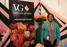 Mary N Mwangi of Valentine Growers.