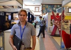 Fonny Theunissen of Biobest was also visiting the show.