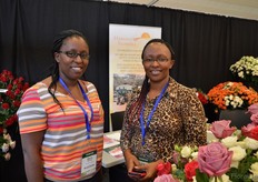 Doris Karimi and Liz Munyui of Harvest Limited.