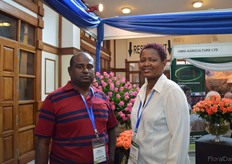 Anbu Ambarasa of Salima Flowers and Elizabeth Wahogo of East African Growers Group.