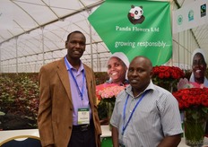 Joram Kanyua and Paul Wanderi of Panda Flowers.