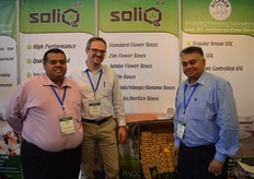 Parit Shah of Silpack Industries, Gianluca Maurizio of Paccess and Biren Shah of Silpack Industries