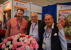 Marien Koene of Fresh Freight, Jan Renting and Shmulik Kedem of Optimal Connection.