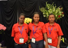 Anna Mbithe, Winnie Mwema and Angelica James of PJ Flora.