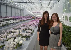 Iris Hassinger and Jasmin Hassinger of Hassinger Orchids