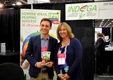 Torben Brinkmann and Karen Vogelsang of Messe Essen.