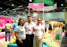 Amanda Demi, James Kachantong and Brogan Branitz of Ball Horticultural.