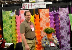 Michael Hoenig and Steve Duram, with the kwik cover willow in front of his head, of Hampshire Paper.