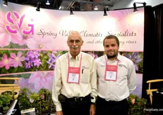 Bob Hegeman and James van Leaken of Spring Valley Greenhouse.