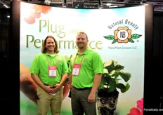 Sam Wavrunek and Dana Langhoff of Floral Plant Growers.