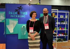 Christine Persaud and Joe Persaud of Palm Tree Packaging.