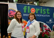 Felicia Vandervelde and Judy Born of Florist Breeding & Propagation.