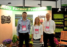 David Keeler, Anna Weir and Peter Darrow of Jolly Farmer.