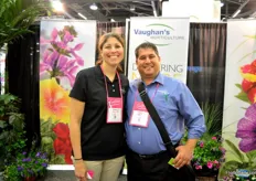 Leah Heiden and Ken Sadd of Vaughan's Horticulture.