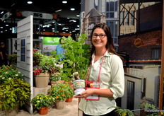 Tiffany Heather of Buplee with the Peppermint Stick Celery.