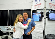 Julie Gilbert-Vijverberg of G&V Construction and Nico Niece of Alweco.