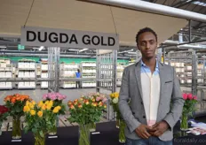 Sayalf Adene of Dudga Flora. Currently, 15 varieties are being cultivated in a 16 ha sized greenhouse. In the future and depending on the market developments, they will expand their production to 25ha.