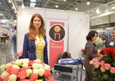Veras Molostova of Natalia. A rose grower from Ecuador.