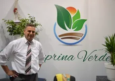 Hans Visser of Suprina Verde. They import green young plants to the Netherlands and export them from the Netherlands to all over the world.