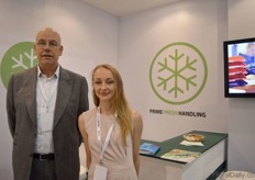 Hans Blauw and his translator of Prime Fresh Handling.