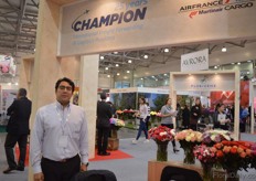 Ernesto Barrera Barrera of Champion, a Colombian forwarder.