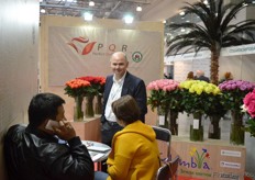 Juan Manuel Gutierrez of PQR (Perfect Quality Roses). They grow around 56 rose varieties in a 27 ha sized greenhouse in Colombia.