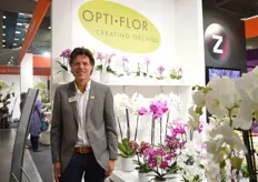 Marco Hendrics of Opti Flor. He grows 15 series of phaleanopsis in a 14 ha sized greenhouse in the Netherlands.