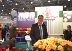 Klaus Wolf of Rosen Tantau, a German rose breeder.