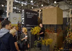The florists competition attracted a lot of the attention of the visitors.
