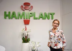 Silvija Balberiute of Hamiplant. They export Dutch plants.