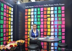 Alina, the translator of Holla Roses, an Ethiopian rose farm.