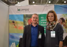 Alexander Dodonov and Daria Shakirova of Koppert Biological Systems.