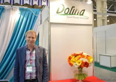 Yakoc Sheinkman of Dolina, they export flowers from Israel.