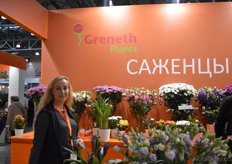 Natasha Dymova of Greneth Plants. The export young plants from the Netherlands to different countries, including Russia.