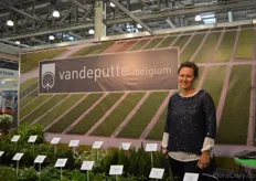 Elena Vnodchenko of vandeputte, a grower of young outdoor green plants.