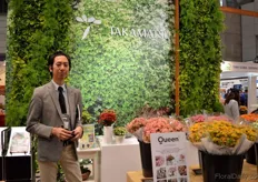 Shunsuke Ishio of Takamatsu. Takamatsu imports seeds and young plants and sells them to Japanese growers.