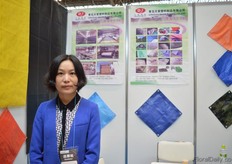 Tency Zhang of Qingdao Dajia Plastic. The manufacturer plastic ground covers and nets.