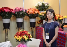 Marika Yoshikawa of the Embassy of the republic of Kenya. According to her, Japan can become a good market for the Kenyan rose growers.