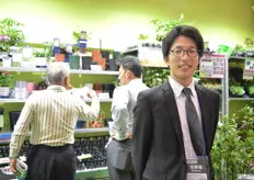 Taisuke Yamahara of Nippori, a Japanese manufacturer of pots and trays.
