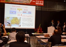 William Chnag ogf Lytone Enterprise. They are a producer of tablets and stickers that reduce the emission of ethylene and can almost double the shelf life of a flower. It enables growers to transport their flowers by sea, which is 40% cheaper. Already 80% of the Taiwanese Oncidium growers are using the tablets (Ansip) of Lytone Enterprise to extend the shelf live. More on this later in FloralDaily.