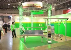 At the Agritech, in the hall next to the IFEX, there were also a lot of solar panel suppliers.