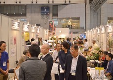 Japanese growers showcasing their varieties.