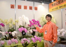 Kenichiro Morita of Morita Orchids. THey are a breeder and grower of Orchids. THey have patent in Europe for one of their orchids called green ash.